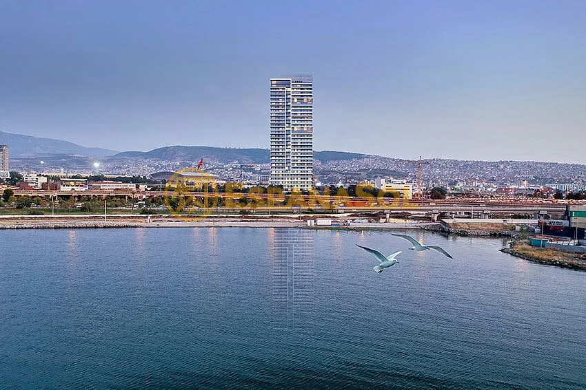 Wohnung in Izmir — 32 Stockwerke über der Bucht von Konak in İzmir (zdjÄ™cie 3)