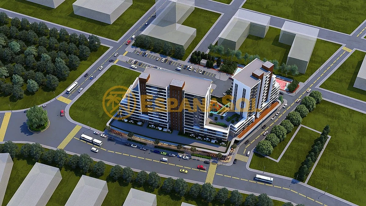 Apartamenty w Kompleksie z Basenem Blisko Metra w Izmirze w İzmir (zdjÄ™cie 5)