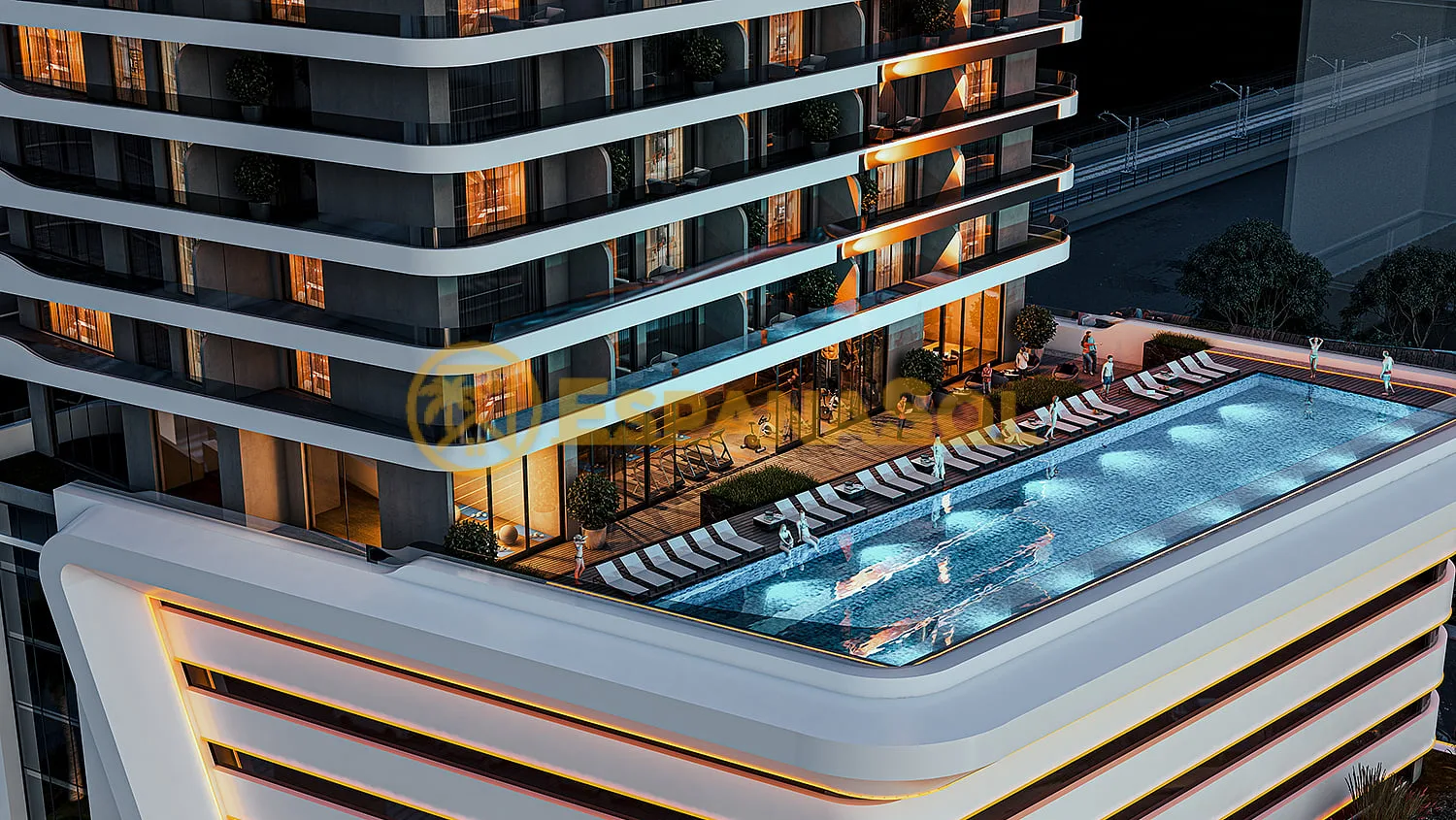 Wohnung mit Meer- und Stadtblick — Konak, Izmir in İzmir (zdjÄ™cie 4)