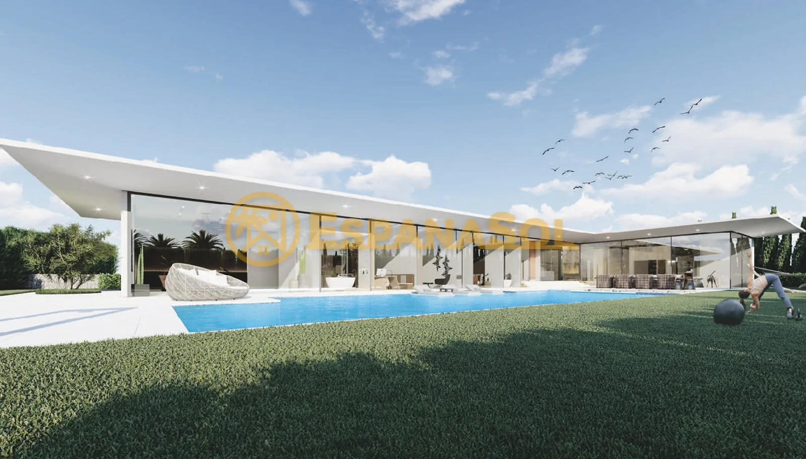 Villa with Pool and Garden — Urla Kekliktepe, Izmir