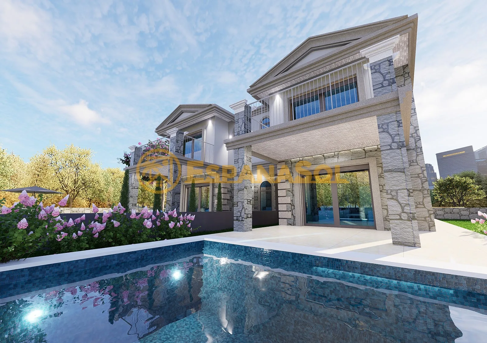 Villa mit Pool und Garten am Meer — Çeşme, Izmir