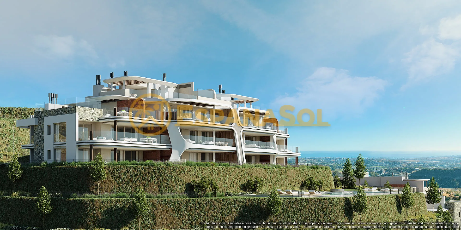 Apartment mit Seeblick — Country Club in Benahavís in Málaga (zdjÄ™cie 2)