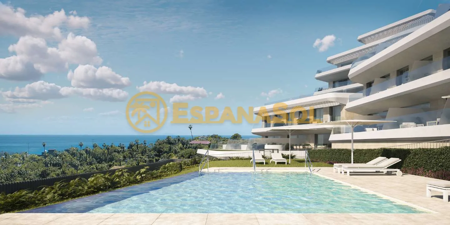 Apartments mit Hallenbad und Meerblick — Estepona