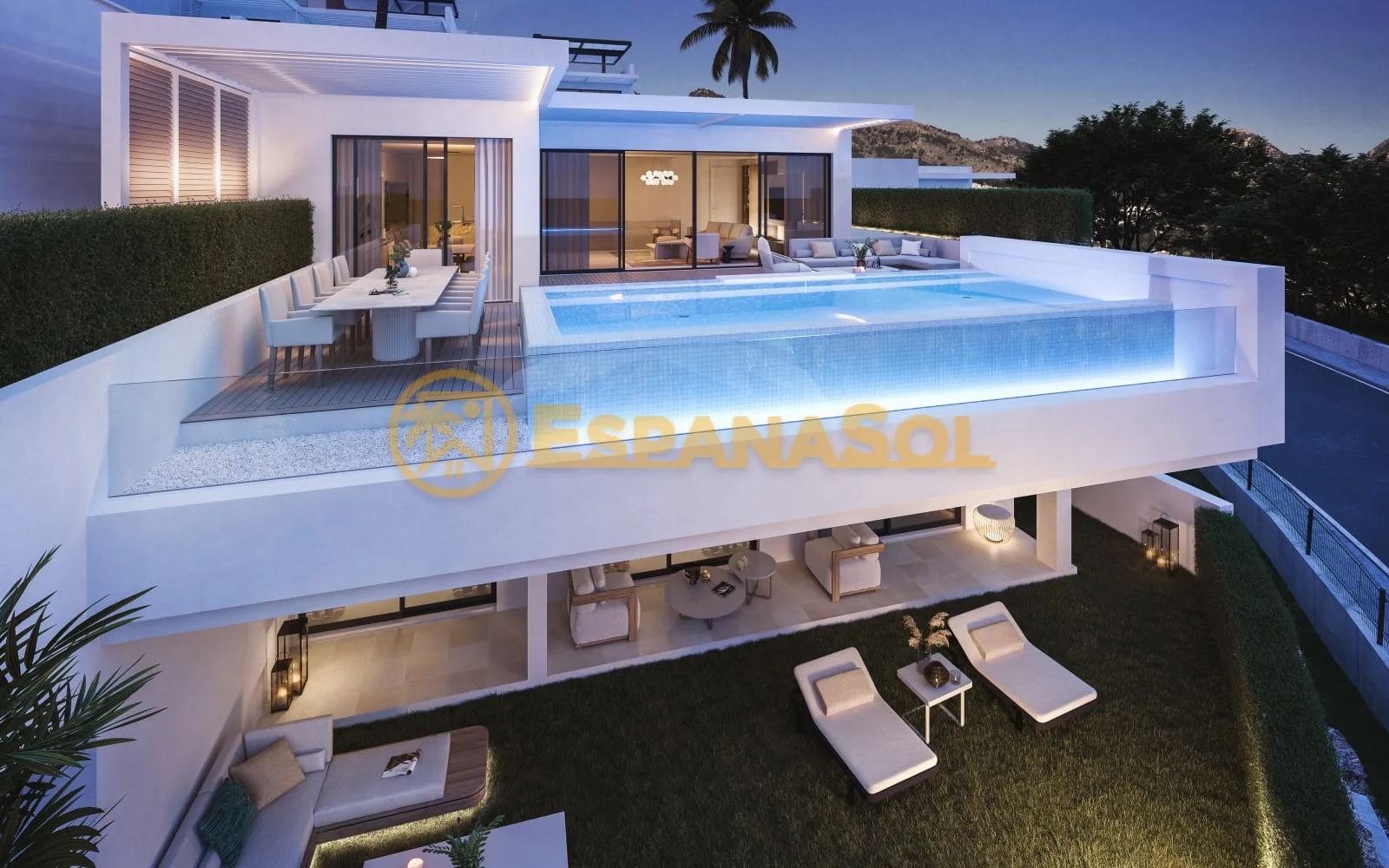 Reihenhäuser mit privatem Pool und Meerblick — Benalmadena in Málaga (zdjÄ™cie 3)