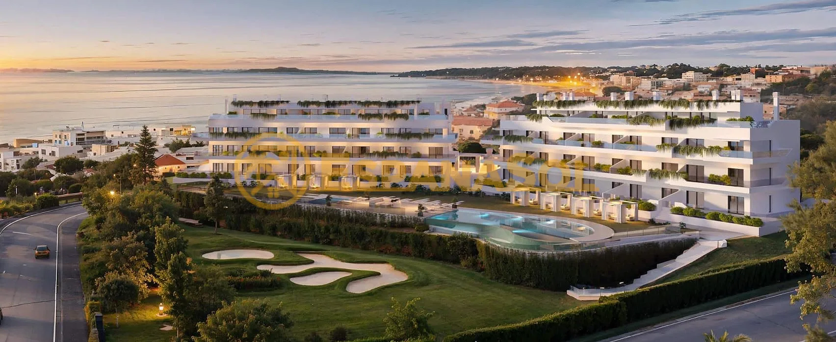 Apartments mit Meerblick am Golfplatz — Mijas, Costa del Sol