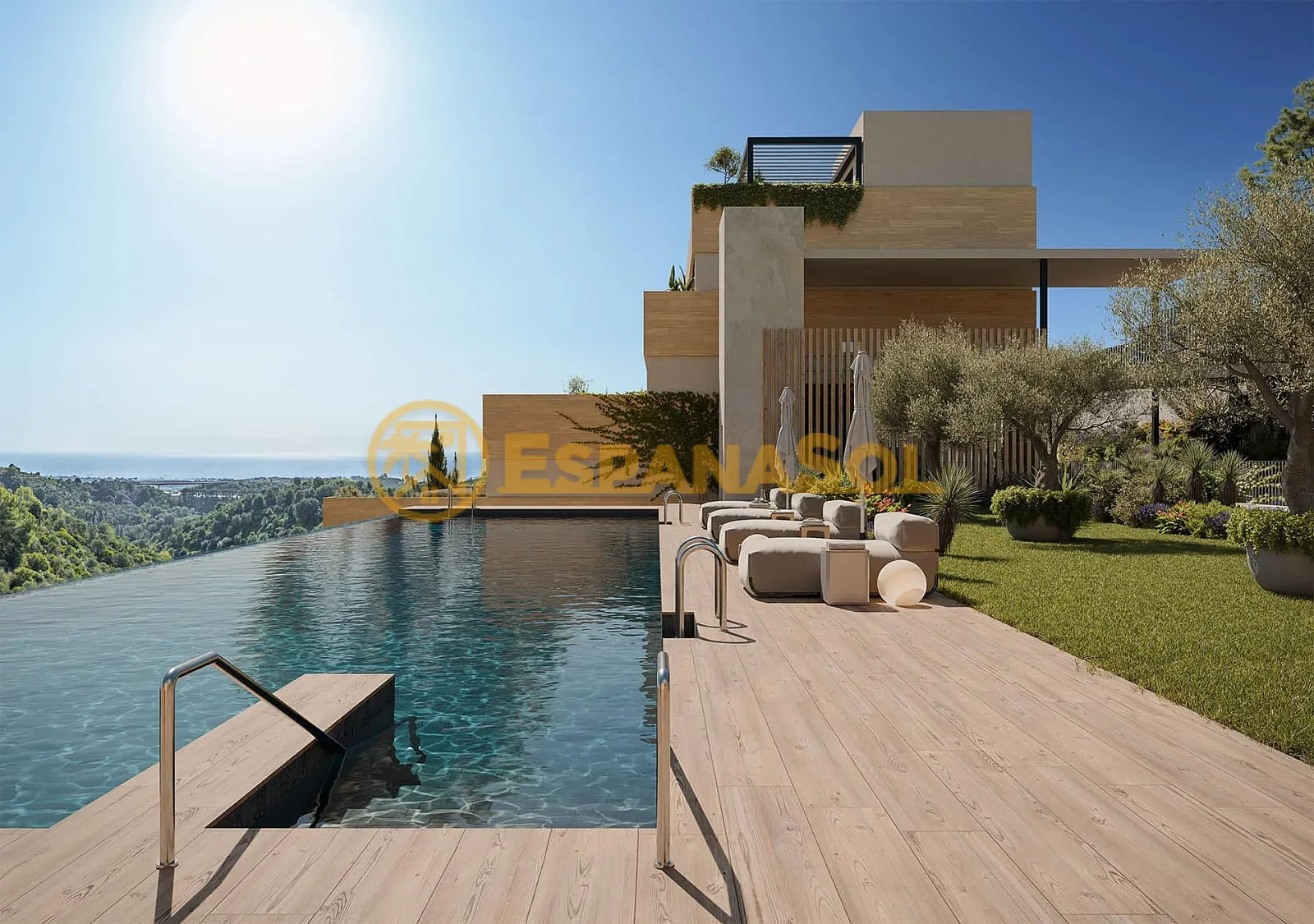 Apartments mit Infinity-Pool und Meerblick — Marbella