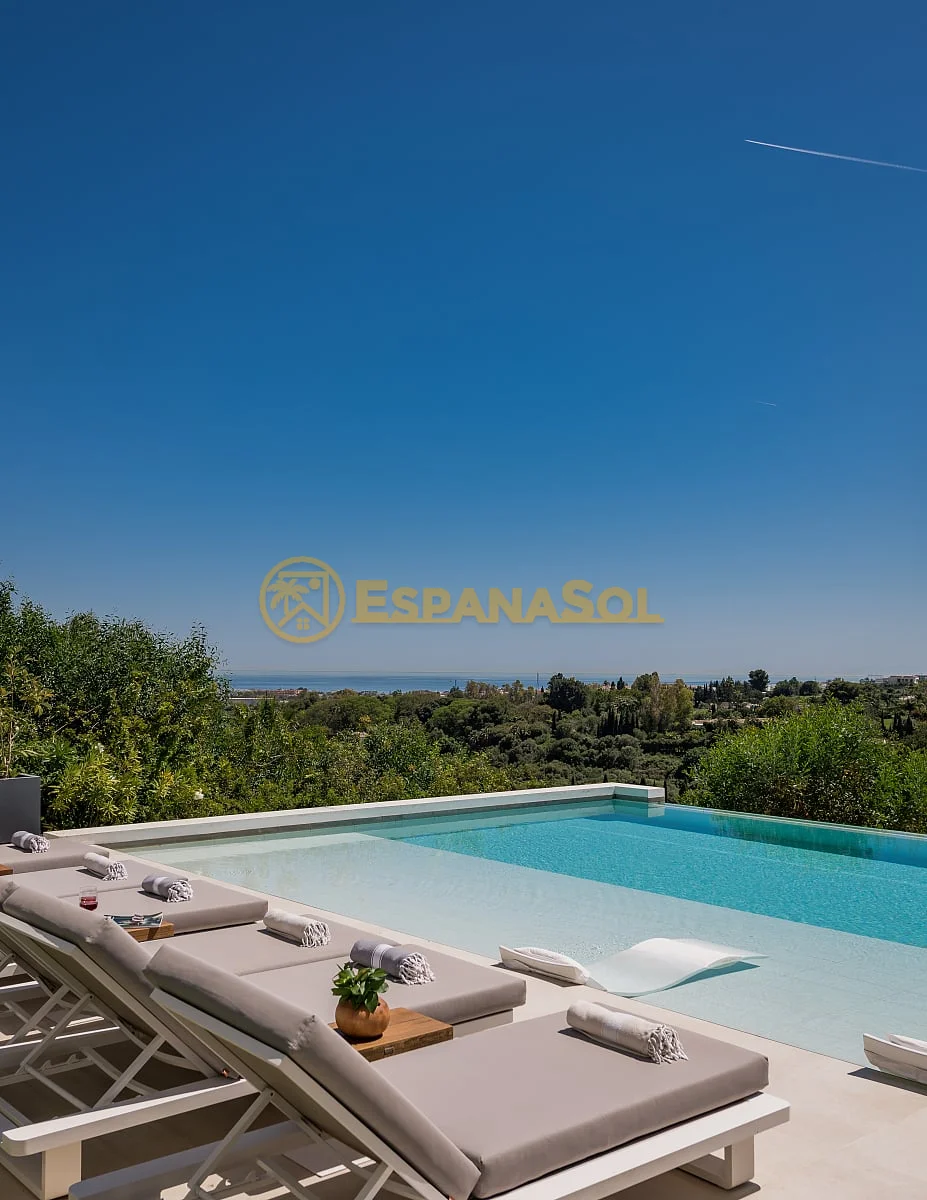 Lujo villa con golf km to beach en benahavis malaga
