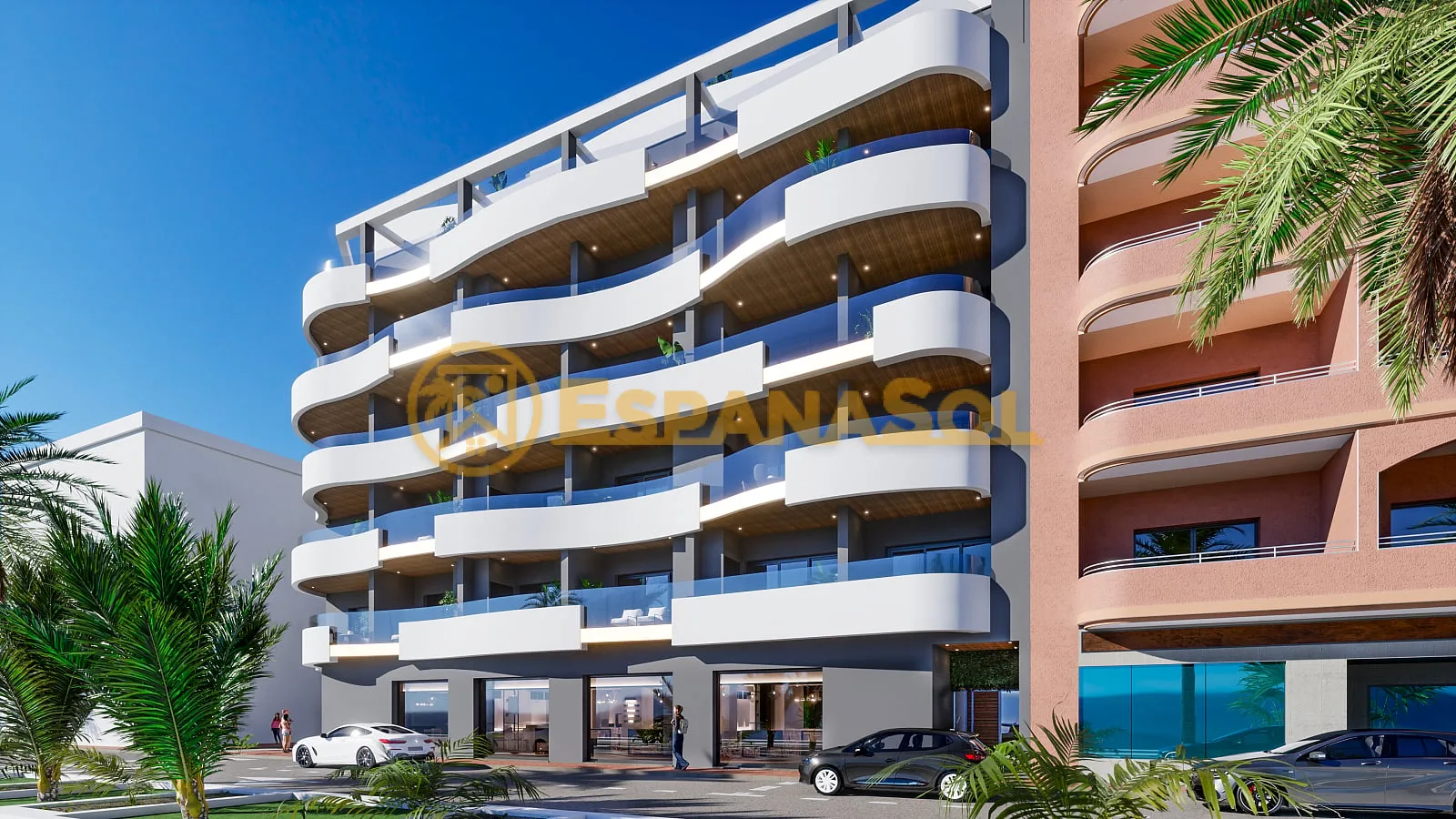Apartment mit Rooftop-Pool — 100 m vom Strand in Torrevieja in Alicante (zdjÄ™cie 3)