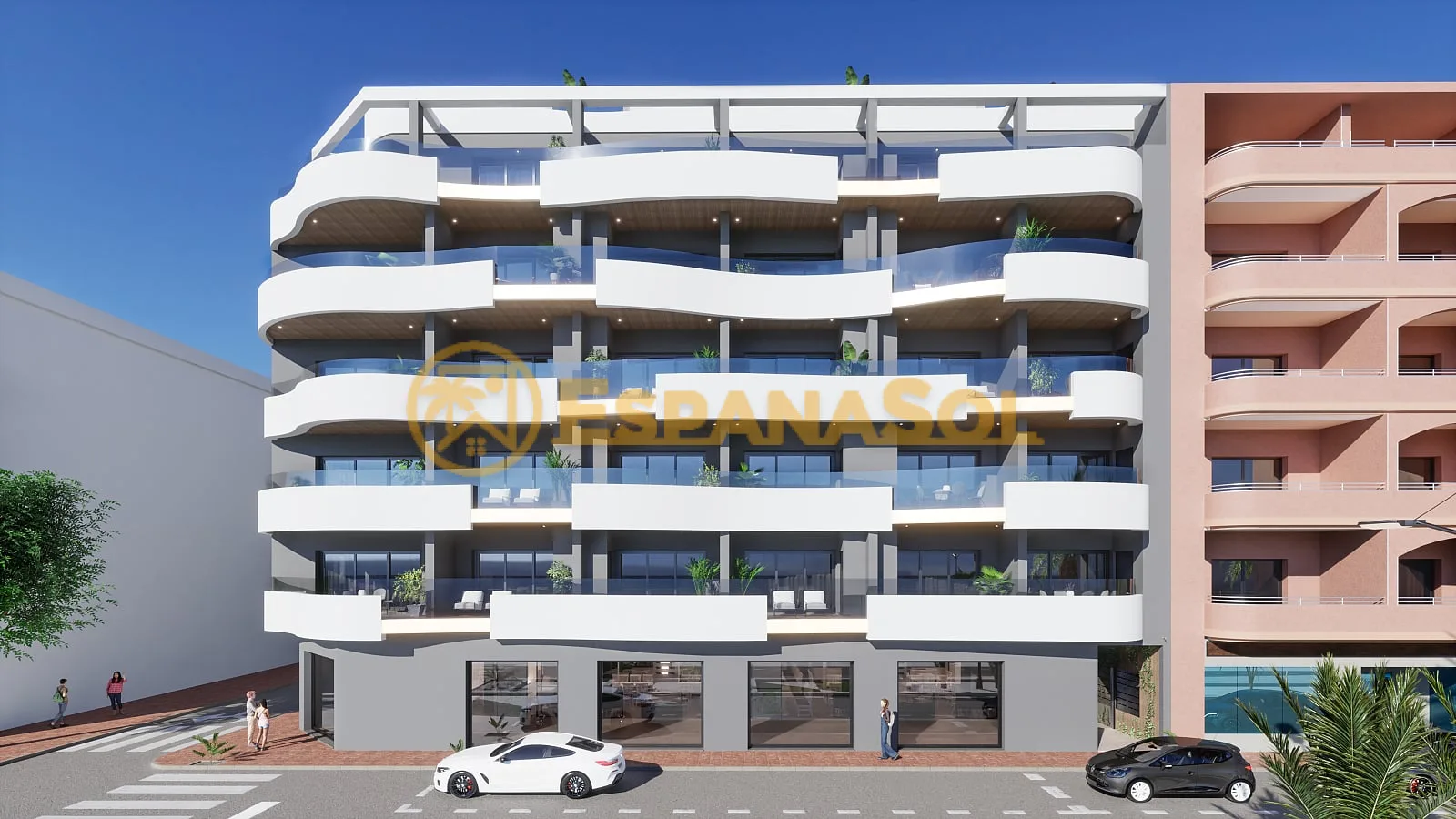 Apartment mit Rooftop-Pool — 100 m vom Strand in Torrevieja in Alicante (zdjÄ™cie 4)