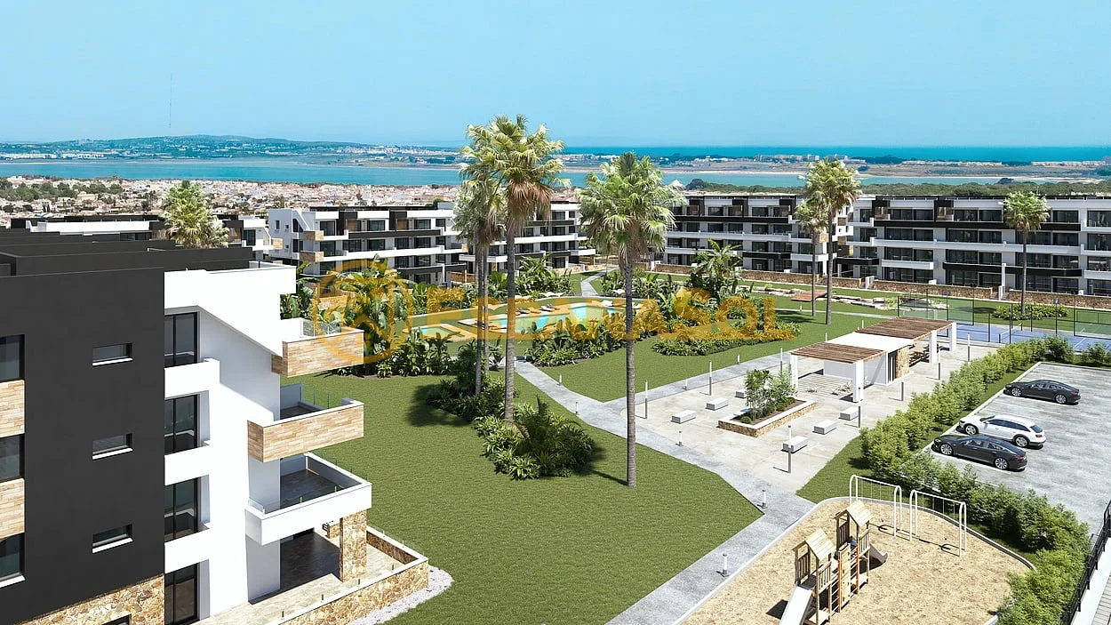 Bedroom apartments with terraces in torrevieja