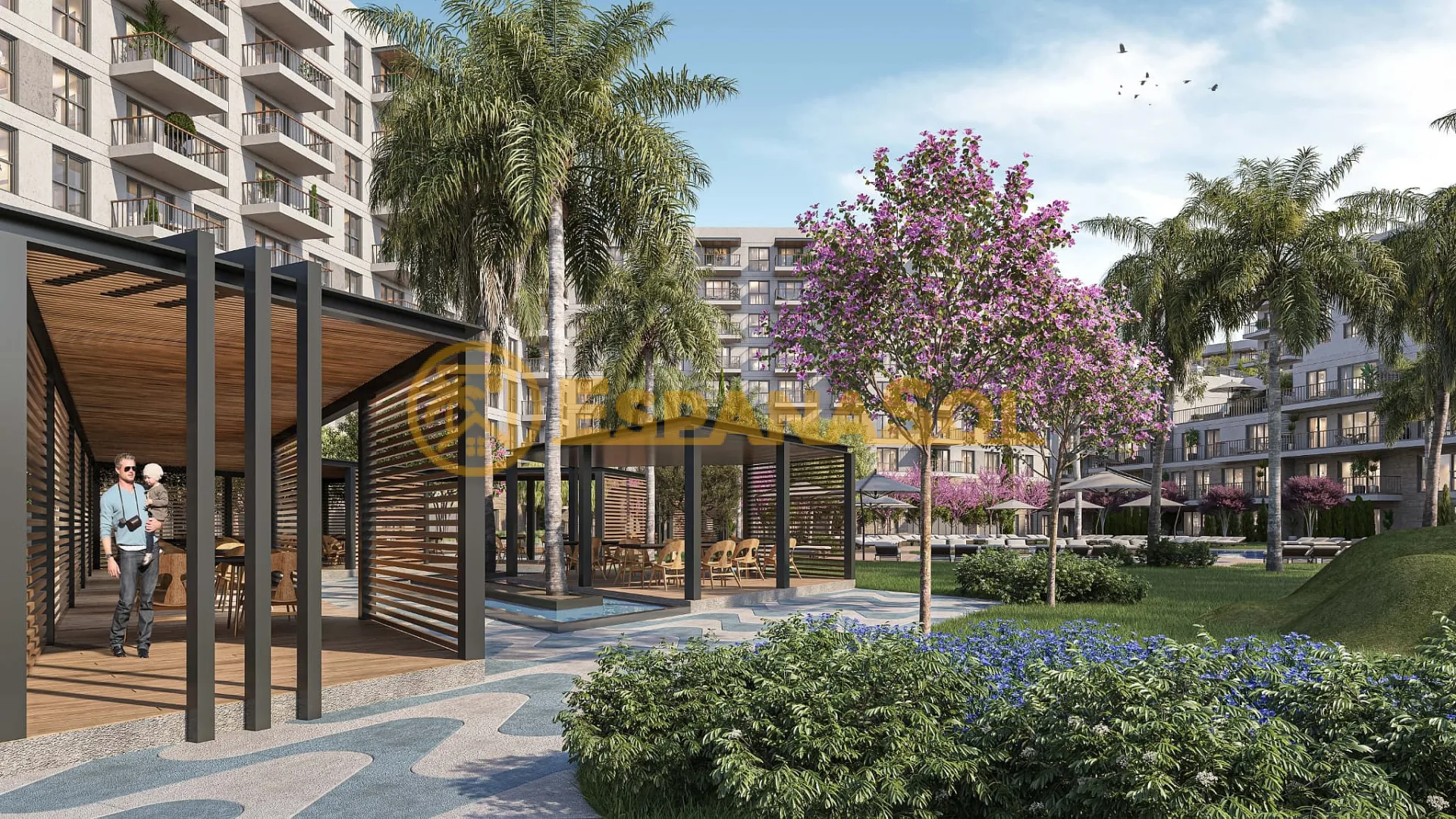 Apartments with Pool and Tennis Court — Altıntaş, Antalya