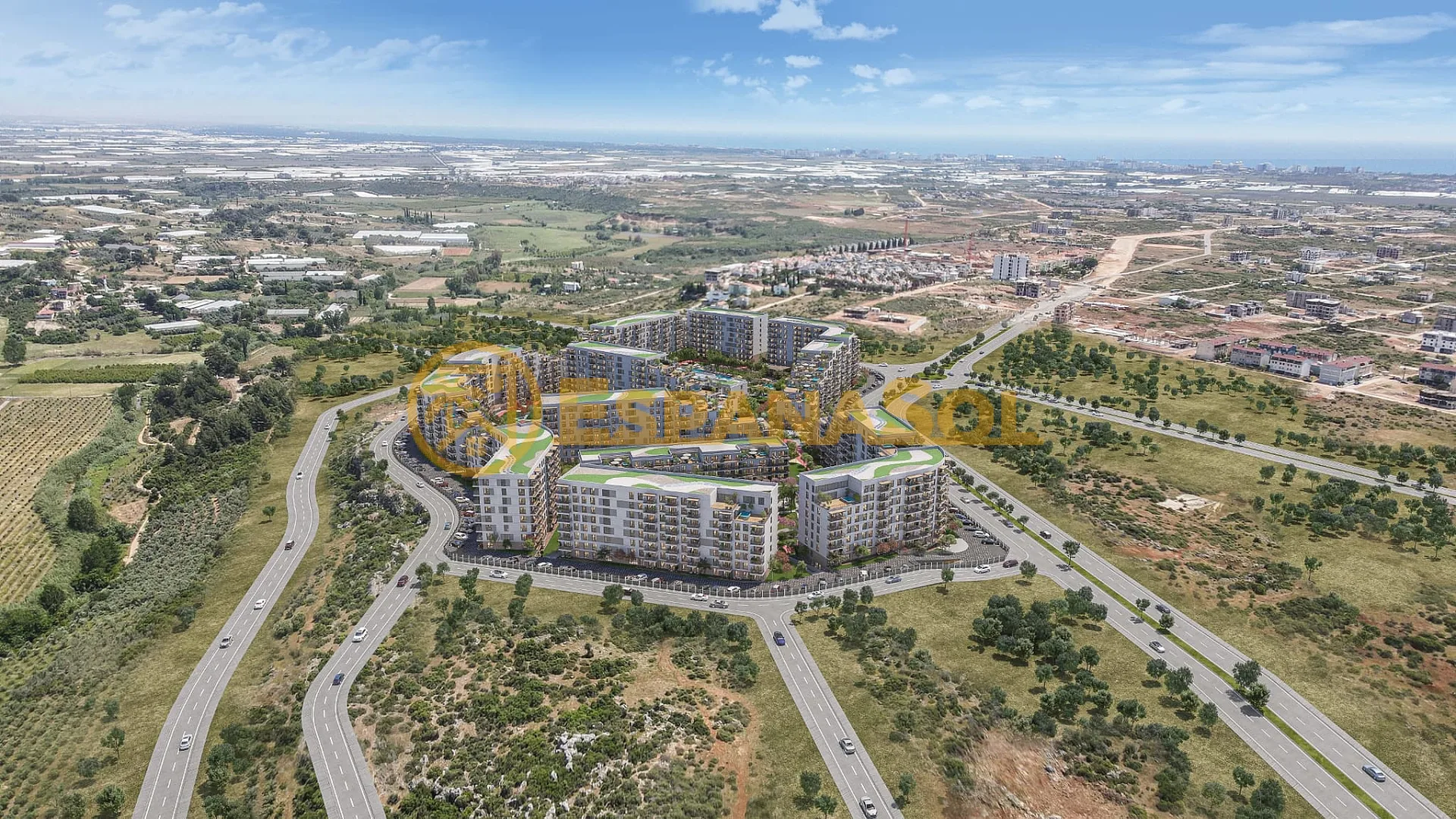 Apartamentos con piscina y pista de tenis — Altıntaş, Antalya en Antalya (zdjÄ™cie 2)