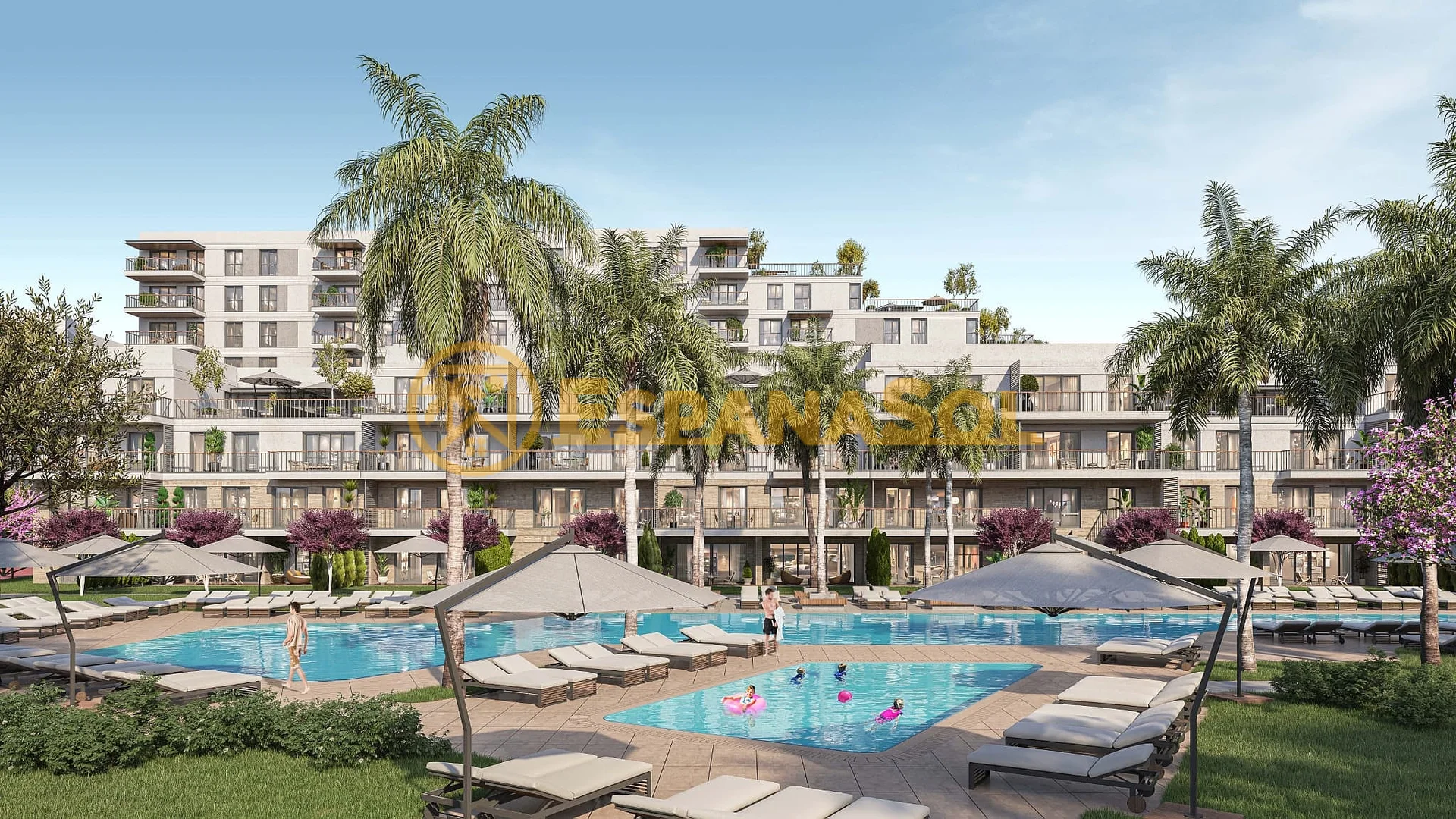 Apartamentos con piscina y pista de tenis — Altıntaş, Antalya en Antalya (zdjÄ™cie 3)