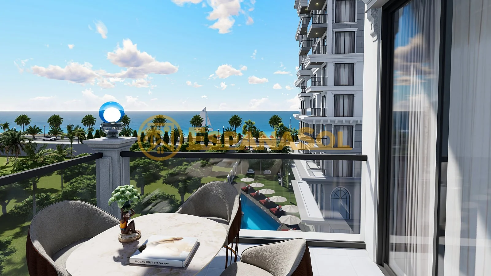Apartamentos en primera línea de playa — Mahmutlar, Alanya en Antalya (zdjÄ™cie 5)