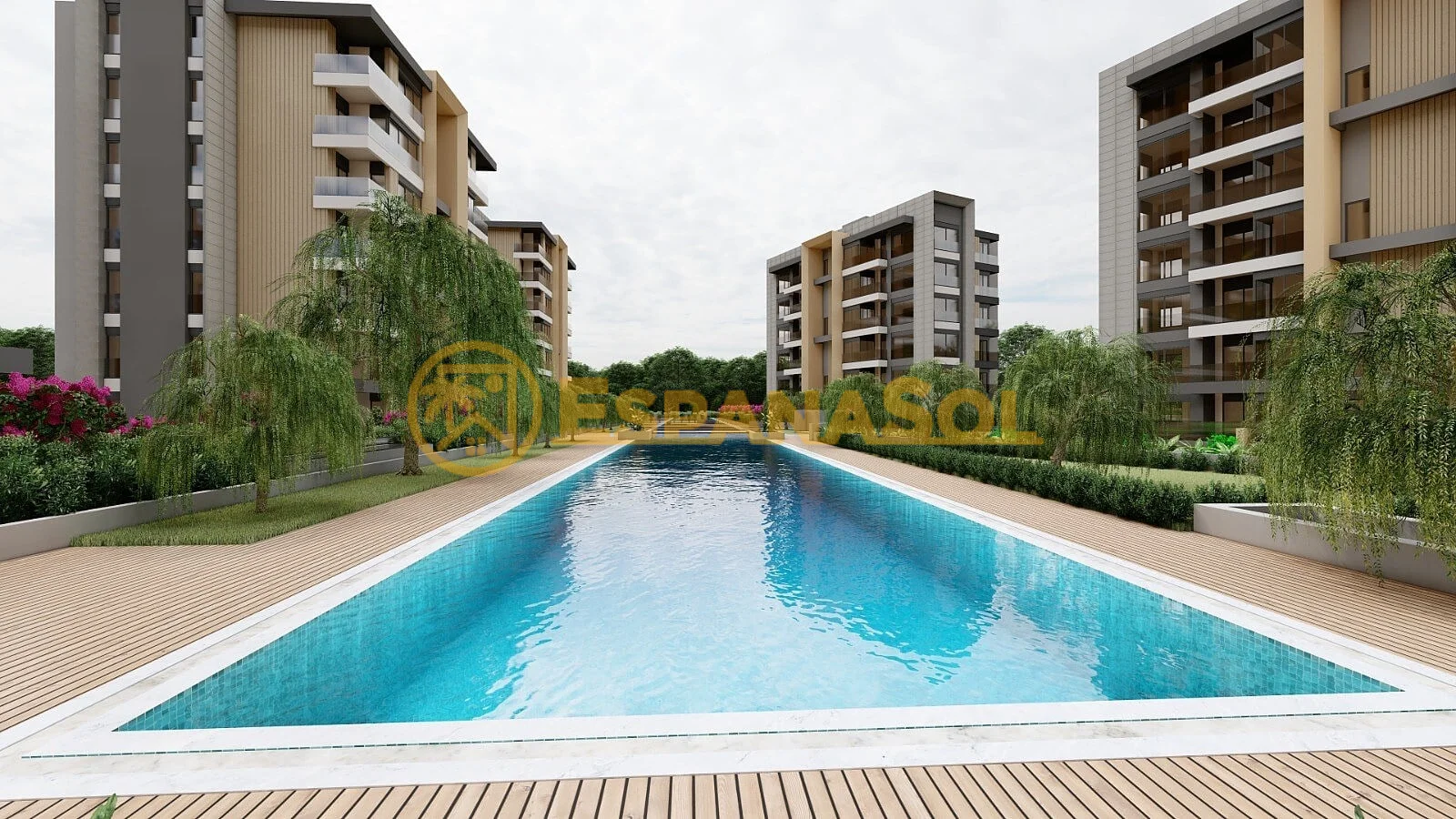 Spacious flats for sale in muratpasa antalya near the sea