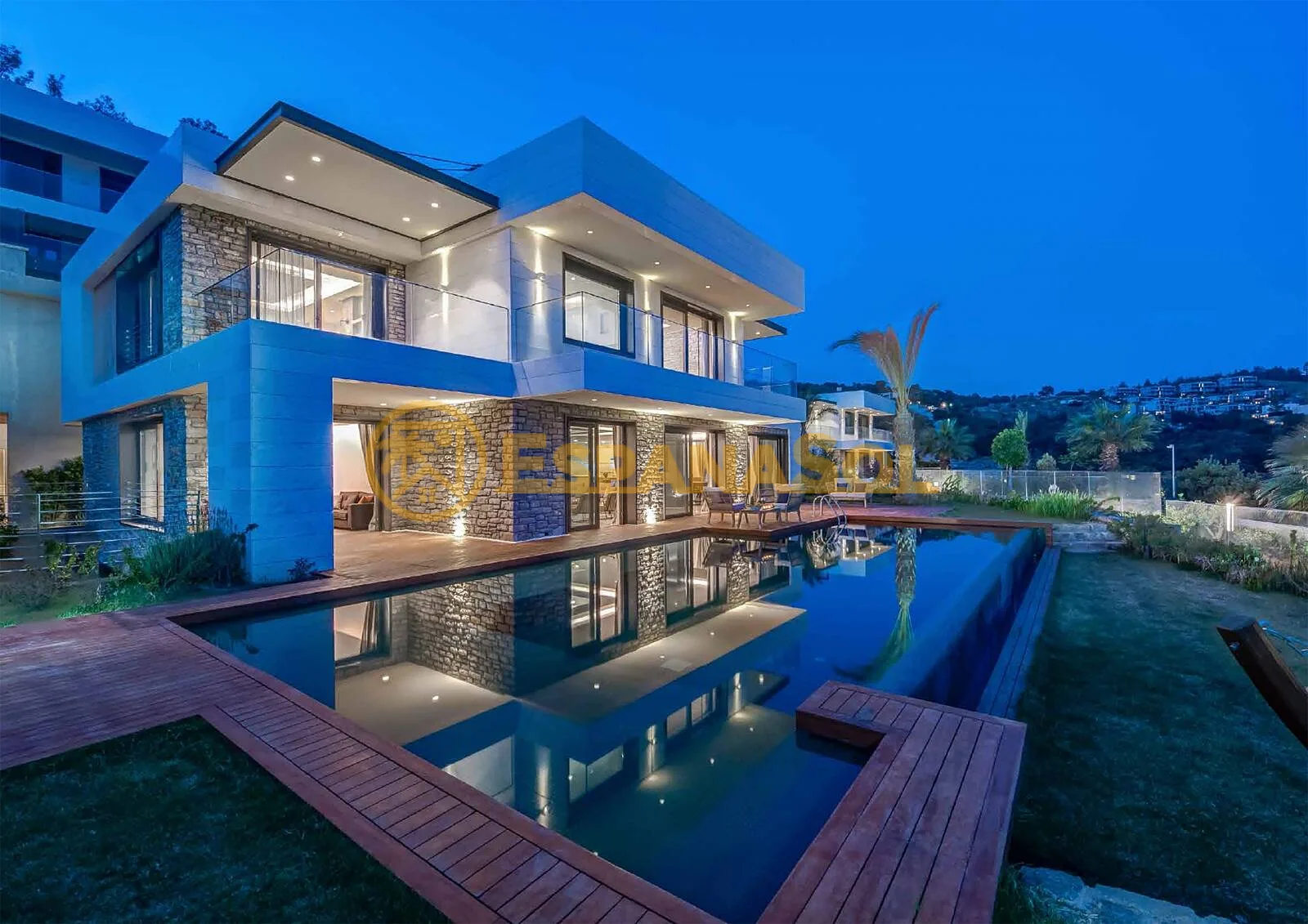 Villa tríplex con vistas al Castillo de Bodrum y piscina privada en Muğla (zdjÄ™cie 3)