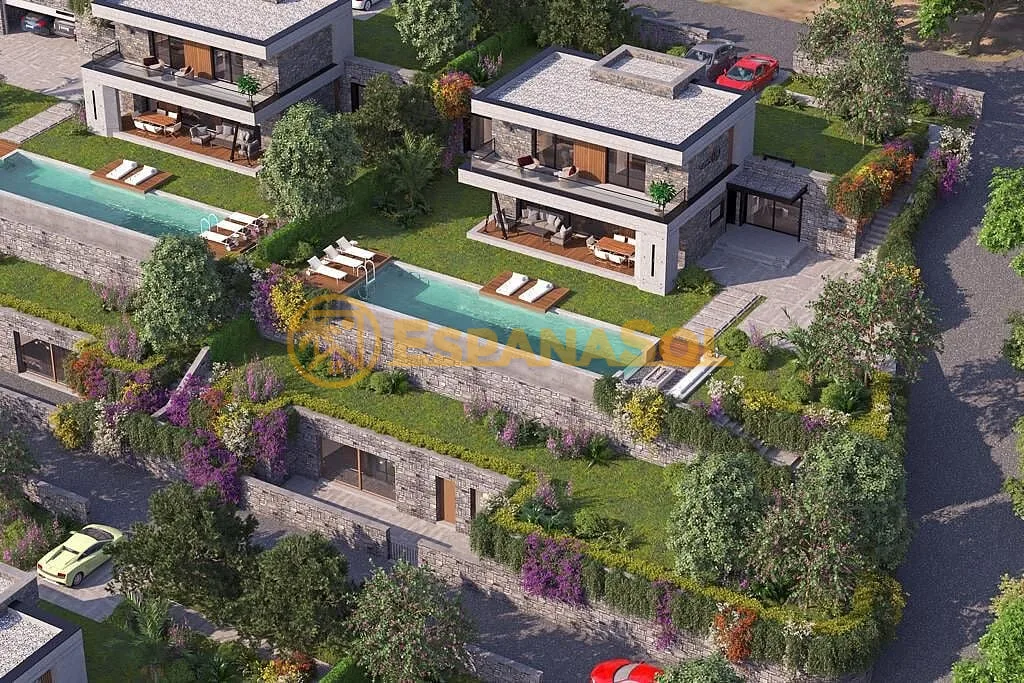 Villa tríplex con vistas al Castillo de Bodrum y piscina privada en Muğla (zdjÄ™cie 4)