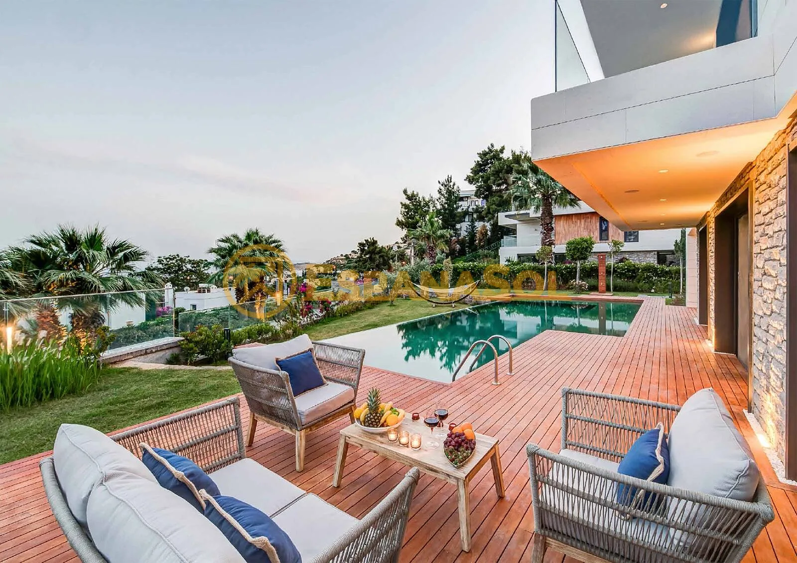 Villa tríplex con vistas al Castillo de Bodrum y piscina privada en Muğla (zdjÄ™cie 5)