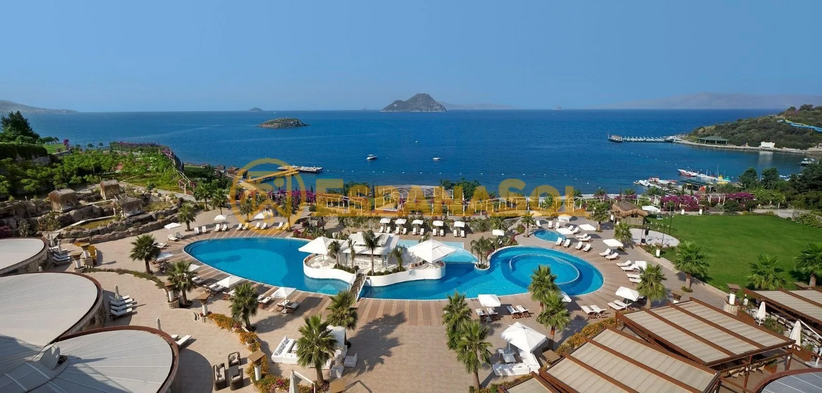 Apartment im 5-Sterne-Hotel direkt am Strand — Turgutreis, Bodrum