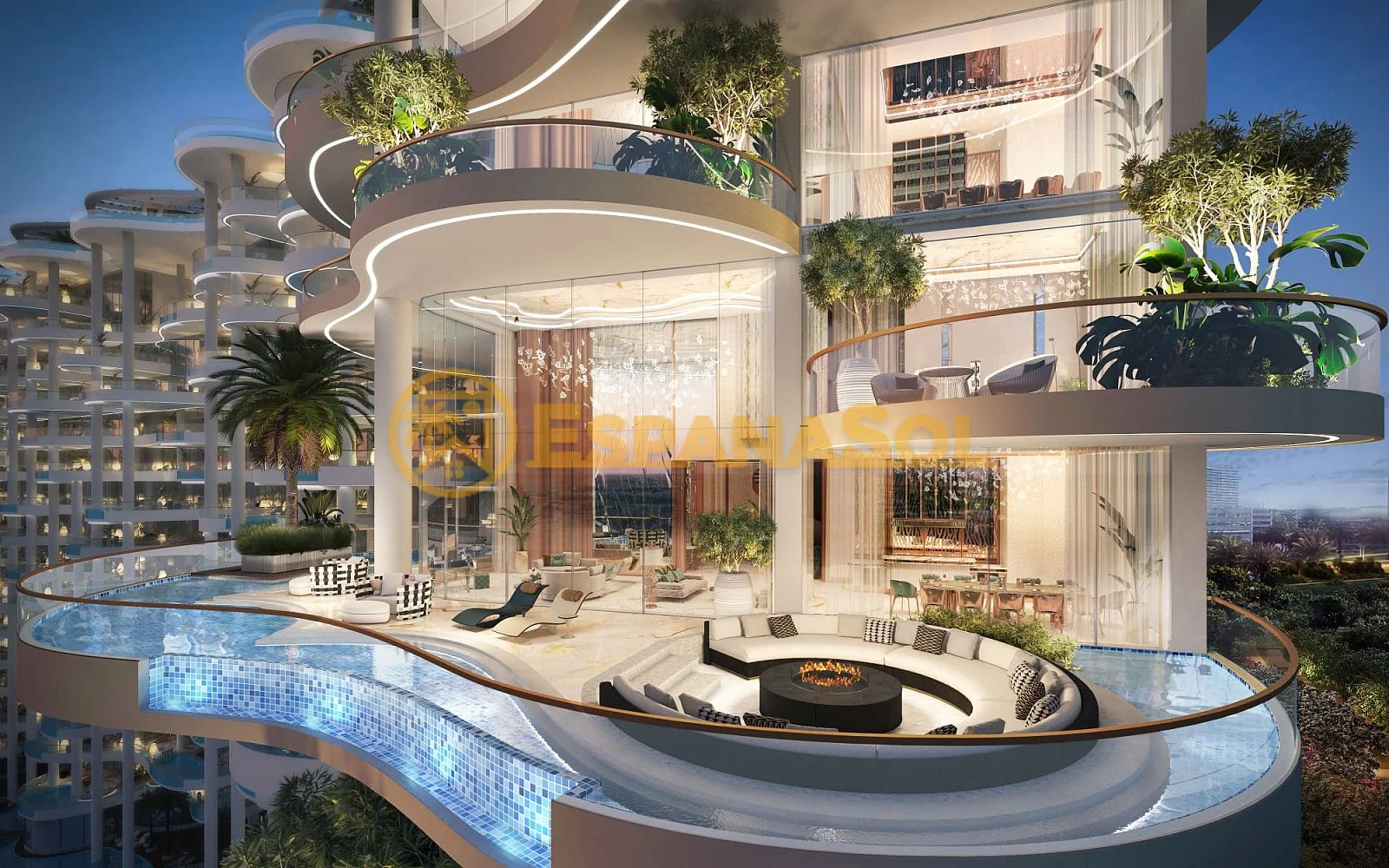 Apartment mit privatem Pool im Safa Park — Dubai in Dubai (zdjÄ™cie 4)