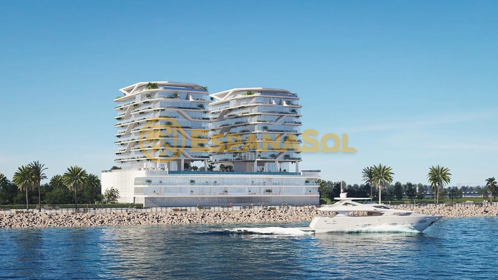 Sea View Flats — Dubai Islands, Treppan Living