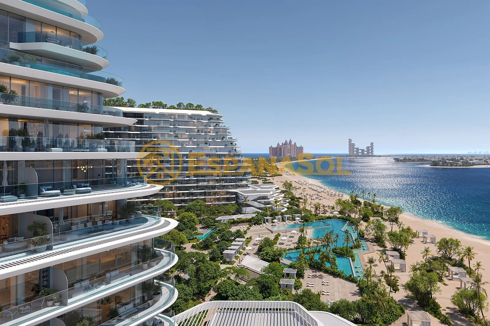 Residenzen mit Pool auf Palm Jumeirah — Dubai in Dubai (zdjÄ™cie 5)