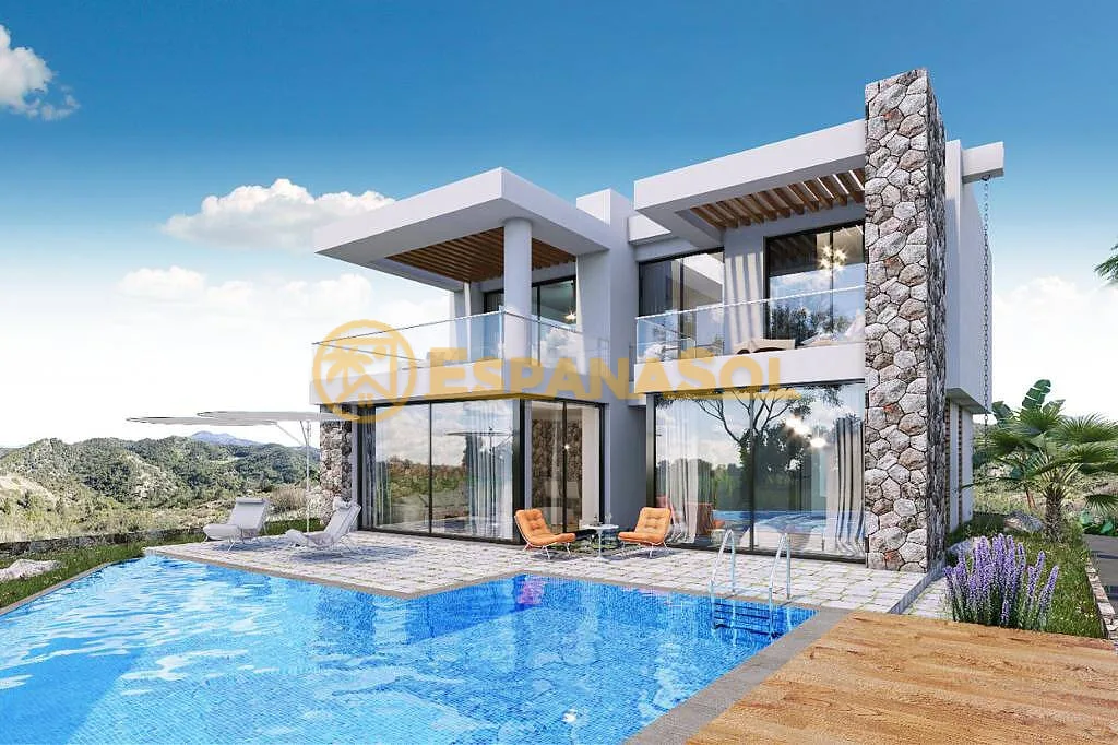 Villa with Private Pool and Garden — Bahceli, North Cyprus