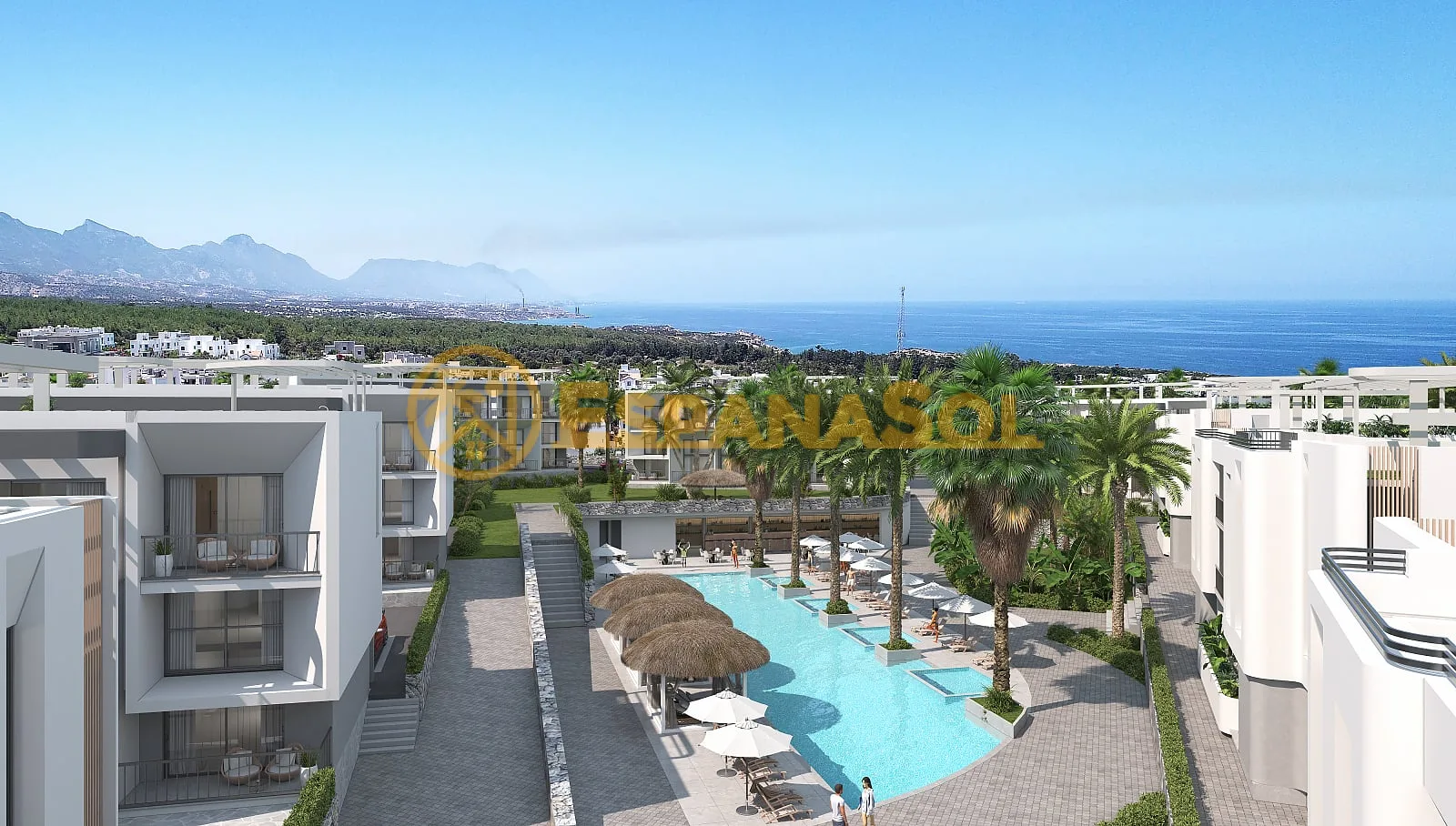 Golf Course Apartments with Sea Views — Kyrenia, North Cyprus