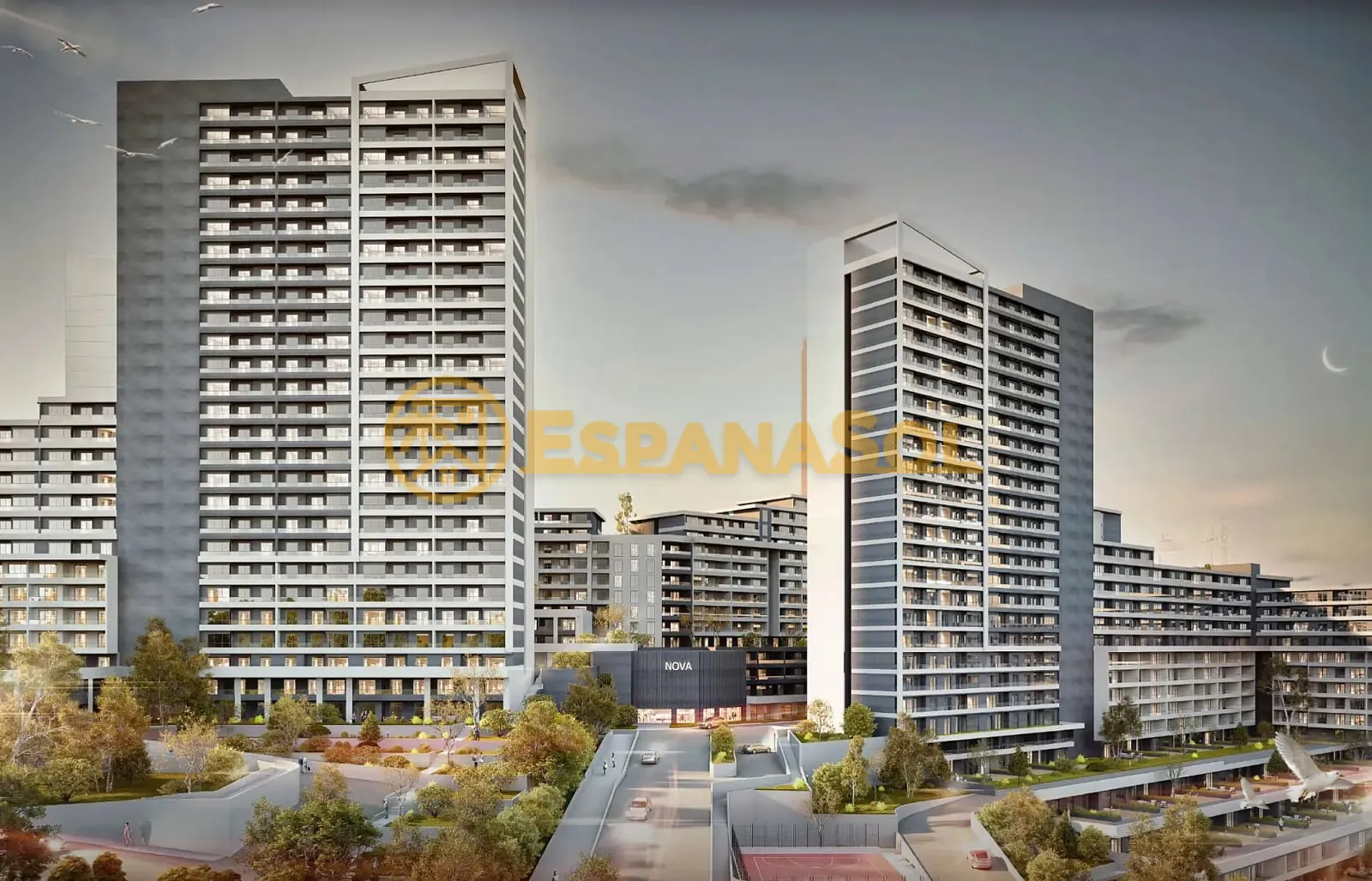 Apartamento con balcón — complejo cerrado en Çankaya, Ankara en Ankara (zdjÄ™cie 3)