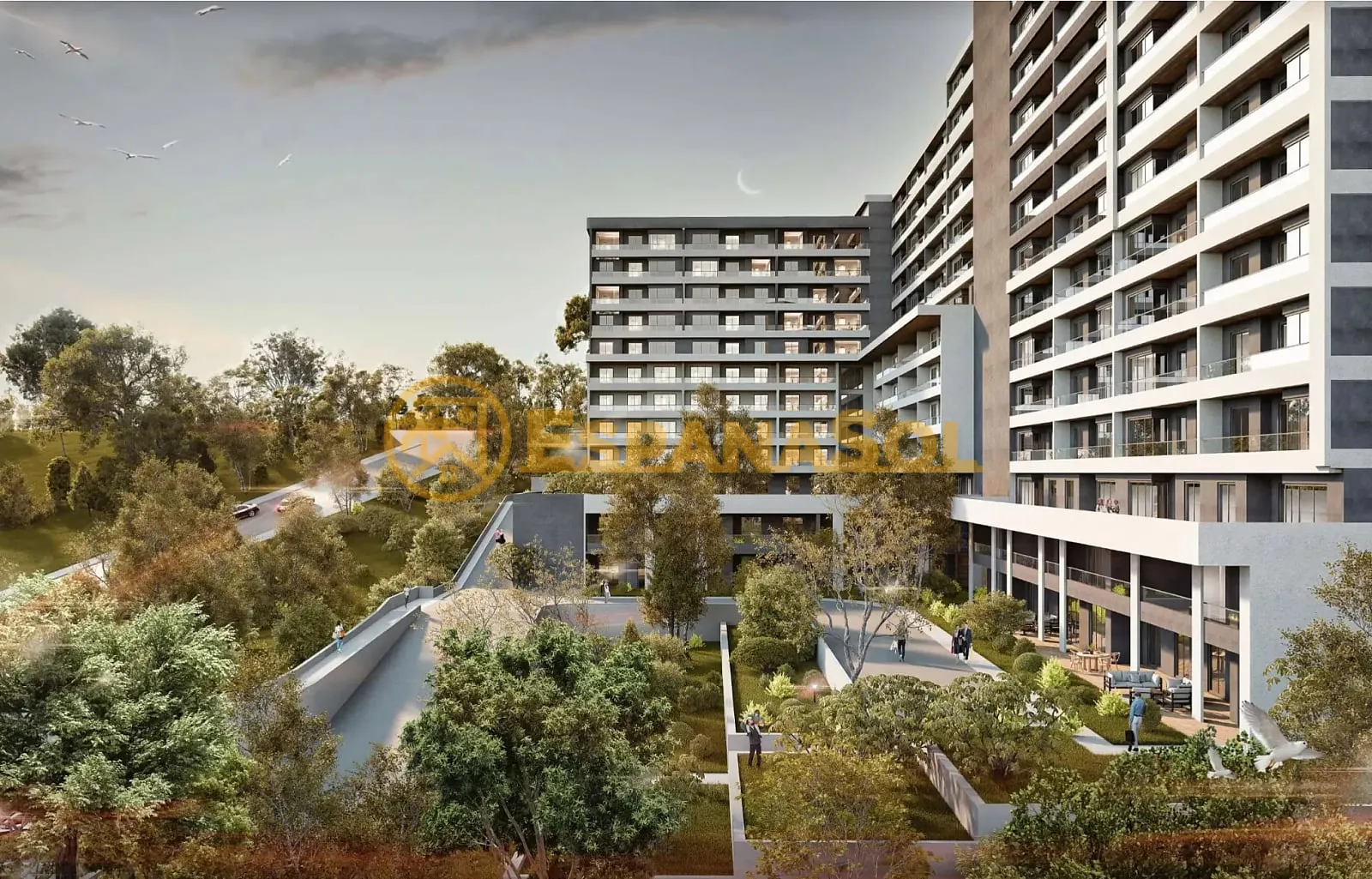 Apartamento con balcón — complejo cerrado en Çankaya, Ankara en Ankara (zdjÄ™cie 5)