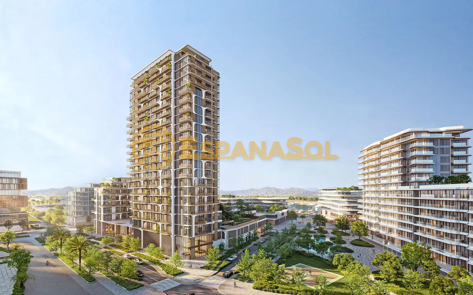 Apartamenty z Widokiem na Morze w Centrum Mina Al Arab, RAK