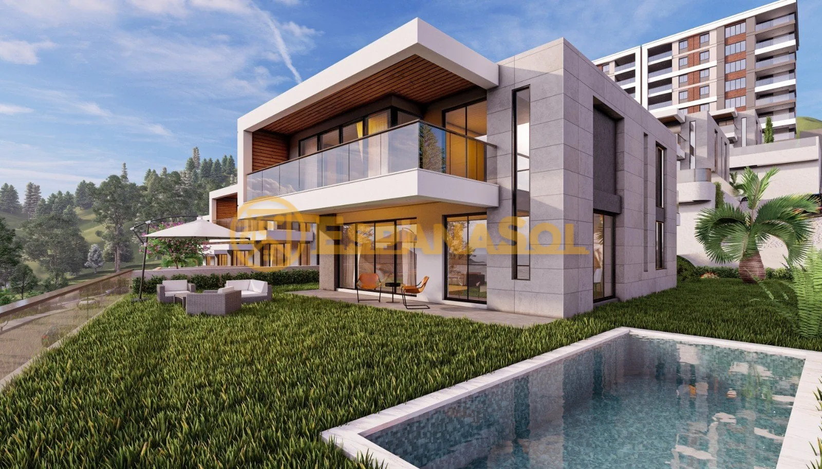House with Indoor Pool and Sea View — Yalıncak, Trabzon in Trabzon (zdjÄ™cie 2)