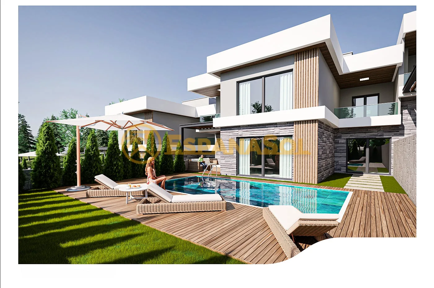 Villa mit Pool und Garten — Bademli, Mudanya, Bursa in Bursa (zdjÄ™cie 5)