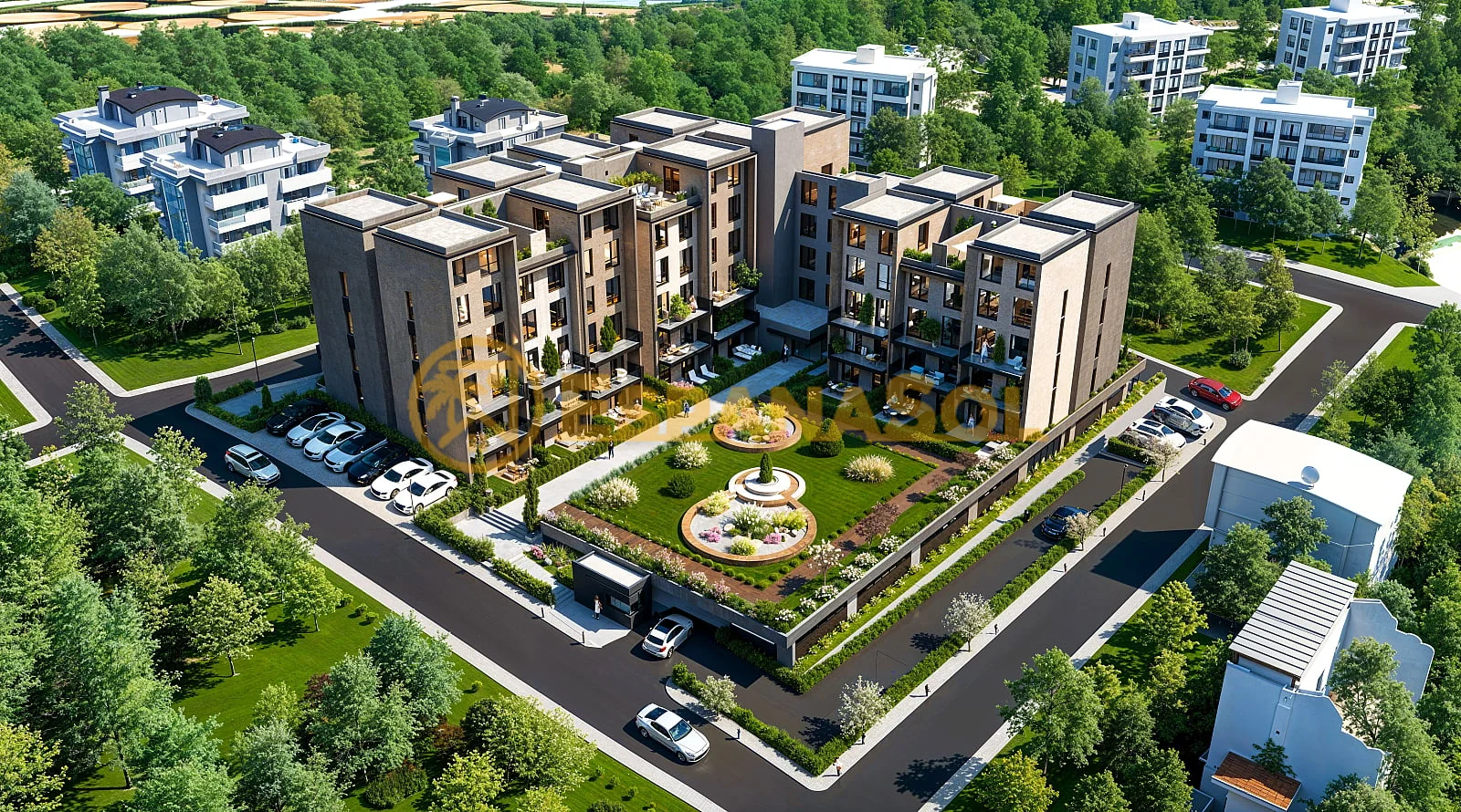 1 bed apartments in a hotel concept project in nilufer bursa