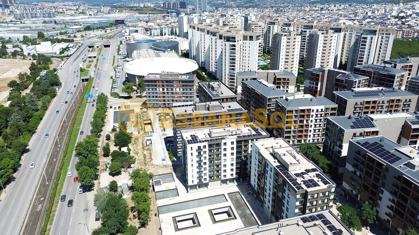 City bedroom apartment for sale in bursa