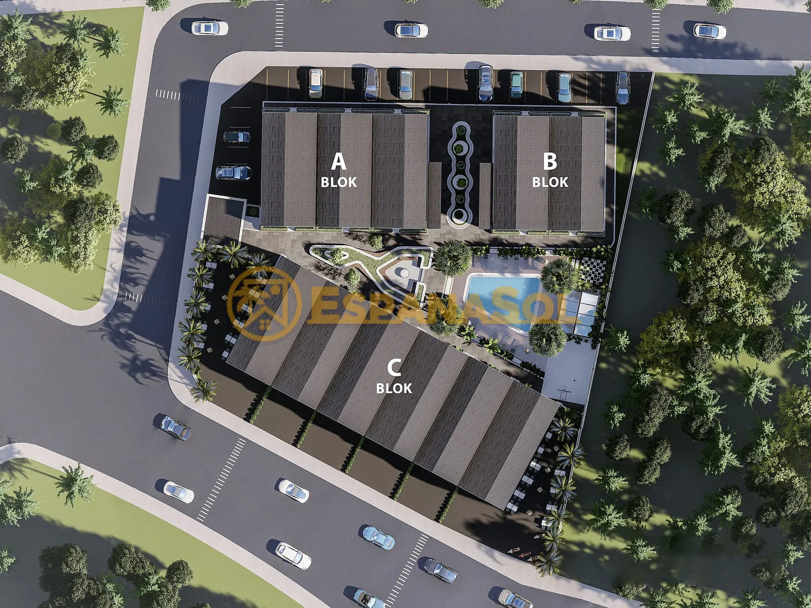 Apartments mit Garten und Pool — Kadıköy, Yalova in Yalova (zdjÄ™cie 4)